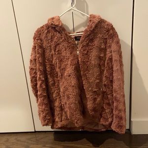 Forever21 size L, fluffy coat